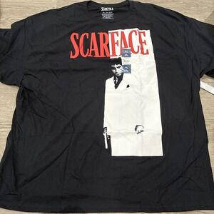 Black Scarface Short Sleeve graphic T-shirt Mens 3XL